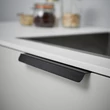 Kép 3/4 - Furnipart Accent szálcsiszolt fekete bútorfogantyú 160mm 446820200-76