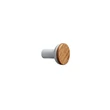 Kép 1/2 - Furnipart Bis lakkozott tölgyfa - matt fehér bútorgomb 554420024-052/0500
