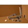 Kép 5/5 - Furnipart Bounce matt fekete bútorfogantyú 160mm 546660160-99