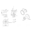 Kép 4/4 - Furnipart Chateau inox hatású bútorgomb 555120030-66