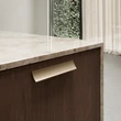 Kép 2/4 - Furnipart Ciel matt sárgaréz bútorfogantyú 160 mm 459220160-40