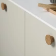 Kép 4/5 - Furnipart Circle lakkozott tölgyfa bútorgomb 103820050-052