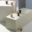 Kép 2/3 - Furnipart CLASSIS fa, lakkozott tölgy gomb fogantyú 106920025-052
