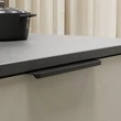 Kép 2/4 - Furnipart Comet matt fekete bútorfogantyú 160 mm 459420200-9005