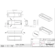 Kép 4/4 - Furnipart Cubico fekete bútorfogantyú 96 mm 518660096-9005