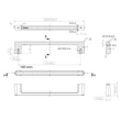 Kép 2/3 - Furnipart Diner inox hatású bútorfogantyú 160mm 541360160-66