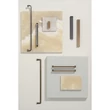 Kép 6/6 - Furnipart Elan szálcsiszolt sárgaréz bútorfogantyú 160 mm 453320160-31