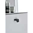 Kép 4/4 - Furnipart Envelope szálcsiszolt fekete bútorgomb 32mm 449220032-76