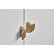 Kép 3/3 - Furnipart Envelope szálcsiszolt sárgaréz bútorgomb 32mm 449220032-31
