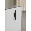 Kép 2/5 - Furnipart Facet matt fekete bútorfogantyú 32 mm 459320032-9005