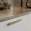 Kép 3/4 - Furnipart Facet matt sárgaréz bútorfogantyú 96 mm 459320096-40
