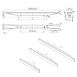 Kép 4/4 - Furnipart Facet matt sárgaréz bútorfogantyú 32 mm 459320032-40