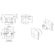 Kép 3/3 - Furnipart Flow inox hatású bútorgomb 16 mm 557320016-66