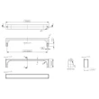 Kép 5/5 - Furnipart Fold inox bútorfogantyú 160mm 537960160-66