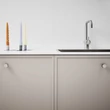 Kép 5/5 - Furnipart Hexa inox hatású bútorgomb 550420024-66