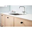 Kép 5/6 - Furnipart Hexa matt fekete bútorgomb 550420024-99