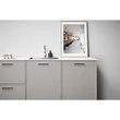 Kép 5/5 - Furnipart Hexa matt fekete bútorfogantyú 160mm 550520160-99