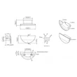 Kép 2/2 - Furnipart Horizon Wood lakkozott tölgyfa bútorfogantyú 32 mm 104220032-052