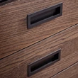 Kép 3/3 - Furnipart Inn matt fekete süllyesztett fogantyú 160mm bútorfogantyú 512160160-99
