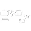 Kép 2/2 - Furnipart Leaf szálcsiszolt réz bútorfogantyú 64 mm 555420064-32