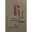 Kép 6/6 - Furnipart Lounge polírozott sárgaréz bútorfogantyú 160mm 240330160-29