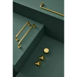Kép 4/4 - Furnipart Lounge csiszolt vörösréz bútorfogantyú 128 mm 546260128-96