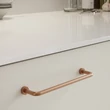Kép 3/4 - Furnipart Lounge csiszolt vörösréz bútorfogantyú 128 mm 546260128-96