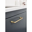Kép 3/6 - Furnipart Lounge polírozott sárgaréz bútorfogantyú 160mm 240330160-29