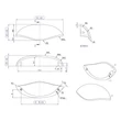Kép 5/5 - Furnipart Luna inox hatású bútorfogantyú 96 mm 556820096-66