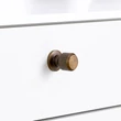 Kép 3/4 - Furnipart Manor Round antik sárgaréz bútorgomb 549220025-39