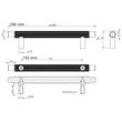 Kép 2/5 - Furnipart Manor antik réz bútor fogantyú 192mm 548920192-39