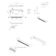 Kép 2/3 - Furnipart Metro antracit bútorfogantyú 160mm 540960160-91