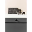Kép 5/5 - Furnipart Motion fekete bútorgomb 300090022-9005