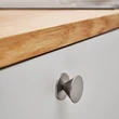 Kép 4/6 - Furnipart Orbit inox hatású bútorgomb 550820036-66