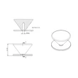 Kép 2/6 - Furnipart Orbit inox hatású bútorgomb 550820036-66