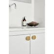Kép 4/6 - Furnipart Plato szálcsiszolt sárgaréz bútorgomb 441320042-31