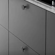Kép 3/6 - Furnipart Plato szálcsiszolt antracit bútorgomb 441320042-91