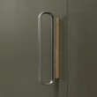 Kép 2/6 - Furnipart Race lakkozott tölgy - inox hatású bútorfogantyú 96 mm 557120096-052/66