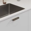 Kép 3/6 - Furnipart Race lakkozott tölgy - inox hatású bútorfogantyú 96 mm 557120096-052/66