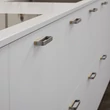Kép 4/6 - Furnipart Race lakkozott tölgy - inox hatású bútorfogantyú 96 mm 557120096-052/66