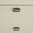 Kép 2/3 - Furnipart Race sötétbarna - szálcsiszolt sárgaréz bútorfogantyú 32 mm 557120032-056/32