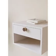 Kép 3/5 - Furnipart RADIO fém-fa lakkozott tölgy - csiszolt arany gomb fogantyú 113220049-052/33