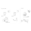 Kép 4/4 - Furnipart RADIO MINI fém-fa, lakkozott tölgy - csiszolt arany gomb fogantyú 113220026-052/33