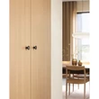Kép 3/4 - Furnipart RECTA acél-fa, lakkozott dió - fényes sárgaréz gomb fogantyú 115920038-292/29