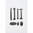 Kép 3/3 - Furnipart Ship antik szürke bútorfogantyú 128mm 529660128-22
