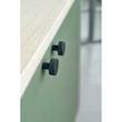 Kép 3/5 - Furnipart Simon fekete porszórt bútorgomb 241930035-9005E