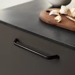 Kép 2/5 - Furnipart Space fekete porszórt bútorfogantyú 192 mm 456920192-9005E