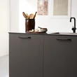 Kép 4/5 - Furnipart Space fekete porszórt bútorfogantyú 192 mm 456920192-9005E