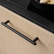 Kép 3/4 - Furnipart Tocco matt fekete bútorfogantyú 160 mm 554620160-99