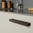 Kép 3/5 - Furnipart Track sötétbarna bútorfogantyú 160 mm 103720160-056